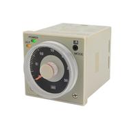 Relè temporizzato AC100-240V H3CR-A da 1,2 s a 300 h 50/60Hz 11PIN Relè temporizzato con ritardo di accensione e spegnimento 24V 12V con base presa PF113A 1 pz(12VDC)