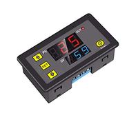 Relè temporizzato DC 12 V 10 A - Modulo di commutazione digitale programmabile - 1500 W 220 V 110 V - Controllo on/off 0-999 secondi - Display LED