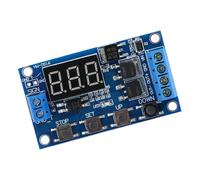 Relè Temporizzato DC 5V-30V, Interruttore di Ritardo del Timer Modulo Timer del Circuito di Attivazione Ritardo del Ciclo di Attivazione Ritardo del Timer di Attivazione ON/OFF
