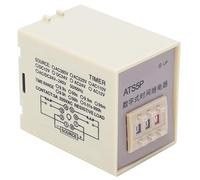 Relè Temporizzato Digitale ATS5P, Modulo Timer Ciclico con Display LED, Regolazione Flessibile del Ritardo - Alta Precisione, Ampio Campo di Ritardo, Uso Industriale Automazione (DC24V)
