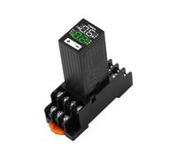 Relè temporizzato digitale H3Y-4 DC 12V 24V AC 220V LED Display digitale Modulo relè tempo ciclo Timer con base(AC220V)