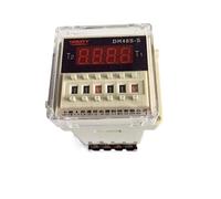 Relè temporizzato display digitale DH48S DH48S-S controllo ciclo 0.1S-99H 8PIN con base DC12V/24V/36V/AC110V/220V/380V(AC220V)
