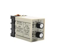 Relè temporizzato elettrico ST3PR Relè contatore elettronico Relè temporizzato digitale con base a zoccolo AC 36V 110V 380V 24V 12V(60s 60min,380V)