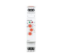 Relè temporizzato multifunzione 220 V 24 V 12 V CA CC Timer Relè di ritardo di accensione/spegnimento Interruttore modulare su guida DIN(12V-240V AC DC)