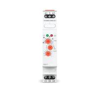 Relè temporizzato multifunzione 220v 24v 12v AC DC Temporizzatore On Off Relè ritardato Interruttore modulare su guida Din 1 pezzo(220V AC)