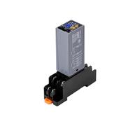 Relè temporizzato regolabile DC 12V DC 24V AC 220V con controllo del tempo di ciclo, display digitale a LED, doppio controllo 2 On 2 Off(DC 24V)