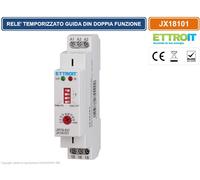 RELE' TEMPORIZZATO SU GUIDA DIN CON DOPPIA FUNZIONE DI RITARDO ON/OFF AC230V 10A