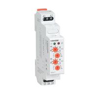 Relè temporizzatore a ciclo asimmetrico 220 V Relè lampeggiante elettronico doppio regolabile 12-240 V CA/CC Timer ciclico ripetuto(AC DC 12-240V)