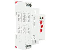 Relè Temporizzatore Elettronico Multifunzione GRT8-M1, Montaggio su Guida DIN 35 mm Relè Temporizzato Multifunzione a Ritardo Elettronico con 10 Funzioni Montaggio su Guida DIN CA 220V CA