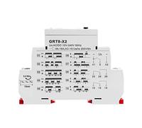Relè temporizzatore multifunzione con display digitale GRT8-X 16A con 20 funzioni selezionabili AC DC 12V 24V 220V 230V(GRT8-X2 AC230V)