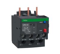 Relè termico differenziale con morsetto a vite LRD22 16-24A 1NO+1NC nero