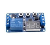 Relè timer DC 12V Display LED Modulo interruttore di controllo ritardo digitale