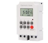 Relè timer elettronico 220V 25A settimanale 7 giorni minuti secondi 168 ore timer programmabile con controllo del tempo(KG316T-III)