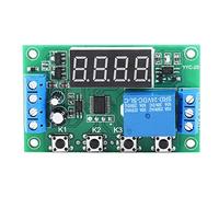 Relè Timer YYC-2S con Display LED Regolabile Programmabile 5-24V Modulo di Controllo per Automazione 24 Funzioni per Elettrovalvole Pompe Motori Luci