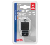 Lampa 45500 Relè Relay Universale 4 Contatti - 12V - 30A