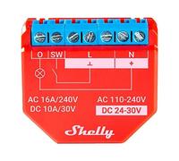 Relè Wi-Fi Shelly Plus 1PM Wireless Monitoraggio energia, Protezione sovratemperatura, Da incasso