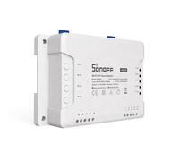 Relè Wi-Fi Sonoff 4CH R3 Controllo multiplo, App eWeLink, Da incasso DIN