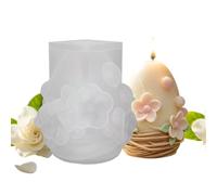 Release Food Grade Flower Egg Cute DIY | Flower Candle Mold Easy