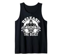 Release The Beast, Sollevatore Pesi Palestra Uomo Forte Body Builder Canotta