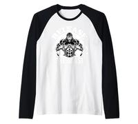 Release The Beast, Sollevatore Pesi Palestra Uomo Forte Body Builder Maglia con Maniche Raglan