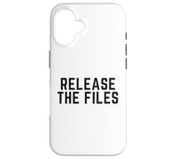 RELEASE THE FILES Custodia per iPhone 16