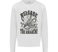 Release The Kraken Cthulhu Sea Creature Uomo Sweatshirt Jumper