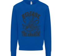 Release The Kraken Cthulhu Sea Creature Uomo Sweatshirt Jumper
