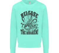 Release The Kraken Cthulhu Sea Creature Uomo Sweatshirt Jumper