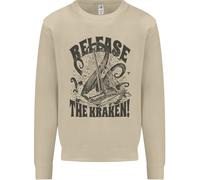 Release The Kraken Cthulhu Sea Creature Uomo Sweatshirt Jumper