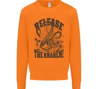 Release The Kraken Cthulhu Sea Creature Uomo Sweatshirt Jumper