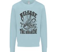 Release The Kraken Cthulhu Sea Creature Uomo Sweatshirt Jumper
