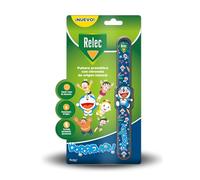 Relec Doraemon - Bracciale anti-zanzare, per bambini, efficace contro le zanzare, efficace e protezione contro le punture di zanzara