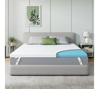 Releep Topper 140x190 7,5cm Schiuma Gel Alta Densità Reversibile