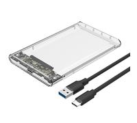 Reletech Custodia per disco rigido da 2,5 pollici da USB 3.0 a SATA III Custodia esterna HDD/SSD Supporto UASP Funzione compatibile con WD Seagate Toshiba Samsung Sabrent PS4 Xbox Router