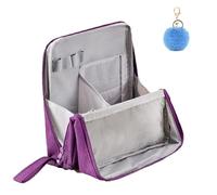 Relevanton Standing Makeup Bag, Vertical Makeup Organizer Bag, Multi-purpose Large Capacity Oxford Cloth Standing Make Up Bag, for Travel (C#5)