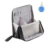 Relevanton Standing Makeup Bag, Vertical Makeup Organizer Bag, Multi-purpose Large Capacity Oxford Cloth Standing Make Up Bag, for Travel (C#1)