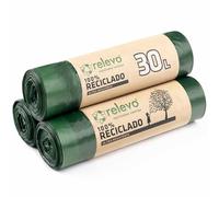 Relevo Sacchi Spazzatura 100% riciclati, 30 litri, 45 unitã