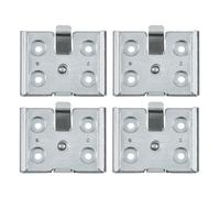 Reliable Hardware Company RH-9007-4-A Caster Plate Set Stainless Steel 4 Count