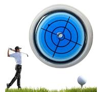 Reliablevalidity Golf Ball Marke, Golf Trainer-GolfBall Marker Round Cap Clip Mark with Level Function with Hat Clip, Ideal GolfGift for Men & Women (Blue)