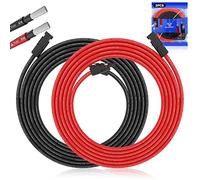 RELIAGINT Kit Cavo per Pannelli Solari 9m - Connettore in Rame Stagnato Resistente a Intemperie, Ruggine e Ossidazione - Cavo Solare per Fotovoltaico 9AWG (6mm²) - Conduttori Precrimpati 1.500 V