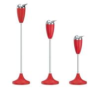 Reliancer Posacenere regolabile da pavimento, rosso
