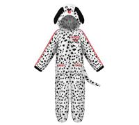 ReliBeauty Costume Dalmata Bambino Unisex Pigiama Animali Vestito Carnevale Dalmata Cane Tuta