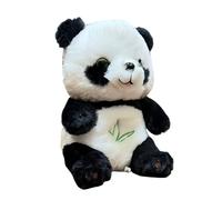 Relief Panda Sleeping Plush Toy - Breathing Light Stuffed Animal Plush Figure Toys, Soothing Panda Figure Toys With Breathing Light, Sleeping Plushs Built-in Sensor & Soft Music For Children Boys Girl