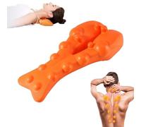 Relieflylab Trapezius Stretcher, Therapoint Trapezius Massager, Reliefly Lab Neck, Trapezius Trigger Point Massager, Relieve Upper Back Pain &Tension Headache (Orange)