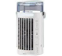 Relier di aria mobile portatile personale, 3 in 1 mini condizionatore d'aria super silenzioso evaporativo, umidificatore, 3 velocità e design spray, per mini ventilatore da casa/ufficio/camera da