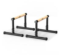 RELIFE REBUILD YOUR LIFE Dip Station Calisthenics Parallele Bar Street Workout Supporti Flessioni Maniglie Push Up Forza Allenamento a Casa Attrezzature 36cm (Legno)