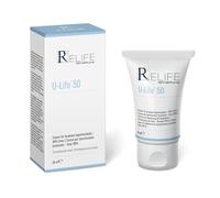 Relife U-Life 50 - Pasta anidra esfoliante per ipercheratosi localizzate. Per pelle screpolata soggetta a desquamazione con Urea al 50%. Tubo da 30ml