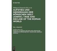 Religion (Hellenistisches Judentum in Romischer Zeit (Copertina rigida)