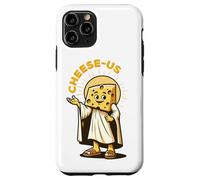 Religione del formaggio Cheesy Jesus Cheese-Us Pun Cristianesimo Custodia per iPhone 11 Pro