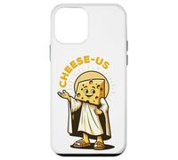 Religione del formaggio Cheesy Jesus Cheese-Us Pun Cristianesimo Custodia per iPhone 12 mini